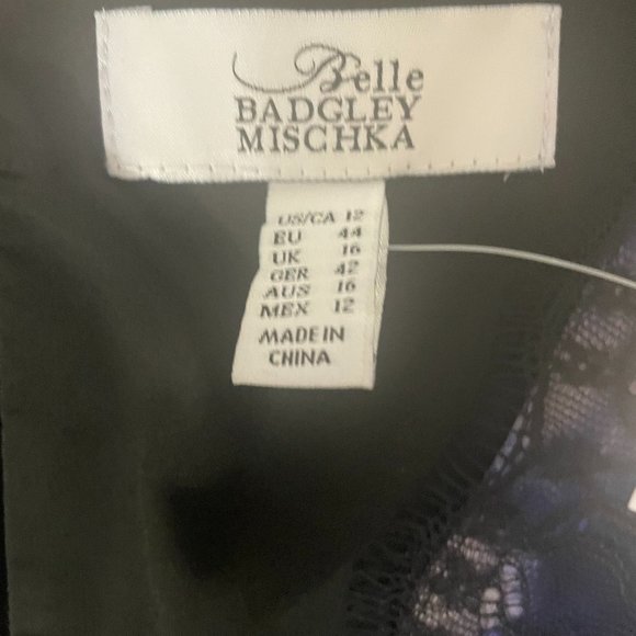 Stunning Badgley Mischka Floral Chiffon Gown - Picture 2 of 5